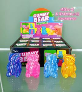 Squshies Toy with Teddy <b>Bear</b> <b>Gummy</b> Plastic Pressure Ball and Stress Relief Toy Suitable for Party Gifts - Product Image 2