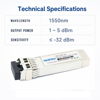 Transceiver Optique SFP+ZR 10Gb 120km 1550nm LC SMF 10G 120km, Module Transceiver SFP 10G, Modules SFP, Module Transceiver Optique SFP