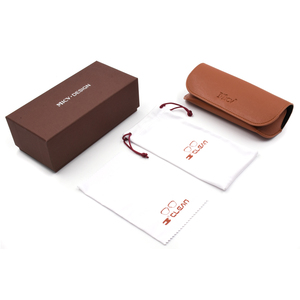 Casos de logotipo lentes vasos grandes de embalaje bolsa Gafas paño de limpieza gafas de sol de contacto bajo presión Box Set - Product Image 1