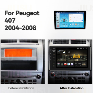 Màn hình cảm ứng Android Car đài phát thanh GPS navigation DVD Player stereo đa phương tiện hệ thống âm thanh cho Peugeot 407 2004-2008 với Carplay - Product Image 2