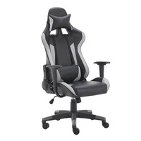 Fauteuil de jeu Racing Silla Gamer en cuir avec repose-pieds et massage