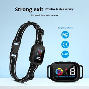चेतावनी रिकॉर्ड और मूक मोड स्मार्ट एंटी बारक कॉलर अनुकूलित वाटरप्रूफ कुत्ते छाल नियंत्रण कॉलर - Product Image 6
