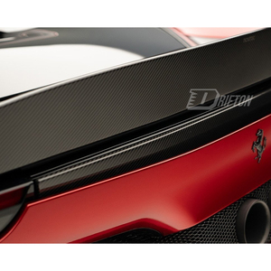 For Ferrari 296 High Quality Carbon Fiber <b>Rear</b> <b>Spoiler</b> Lower Lid For Ferrari 296 GTB & GTS 2021-2025 - Product Image 4