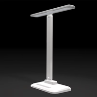 Lampe de bureau LED PC pliable à rotation multidirectionnelle, capteur tactile, charge USB/CA, 650lm, 5000K, 93Ra, idéale pour l'étude - Meilleure vente