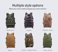 900D Oxford étanche Camouflage assaut sac à dos Mochila 45L Molle survie randonnée sac à dos chasse tactique sac à dos sac