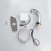 Robinet intelligent sans contact à capteur automatique pour lavabo commercial moderne, finition cuivre chromé, céramique, pour salle de bain et chambre à coucher - Meilleures ventes