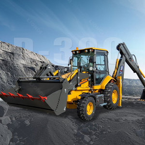 Fabrikant 4X4 Retro Excavadora China Wiel Mini Graafmachine Backhoe Loader - Product Image 1