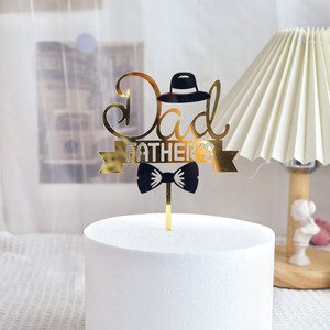 ท็อปเปอร์เค้กอะคริลิค รูปน้ำผึ้งและความหวาน สำหรับวันพ่อ วันเกิด ตกแต่งเค้ก แสดงความรัก ความกล้าหาญของคุณพ่อ - Product Image 3