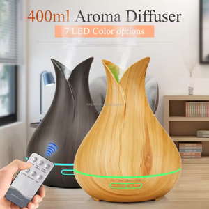 Chất lượng cao gỗ-hạt USB tạo độ ẩm để sử dụng nhà với 7 chế độ ánh sáng điện tinh dầu khuếch tán - Product Image 3