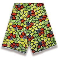 Weicher Original Afrikanischer Echtwachs-Brokat Batik Pagne Ankara Stoff, Fleckresistent für Taschen & Vorhänge