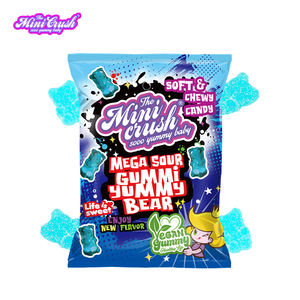 Fast Food orsetti gommosi dolce e Super acido fruttato gelatina di caramelle in scatole alla rinfusa certificato Halal - Product Image 2