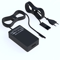 Nouveau chargeur d'ordinateur portable 2024 adaptateur 65W 15V 4A chargeur pour ordinateur portable pour Microsoft Surface Pro 9, 8, 7 +, 7, 6, 5, 4, 3, X Support 44W 36W