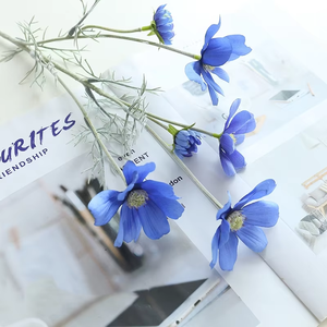 Factory Wholesale Hot Sale Decorative Coreopsis Silk Artificial Flowers <strong>Calliopsis</strong> Lifelike Cosmos for Home Decor Mother's Day - Product Image 1