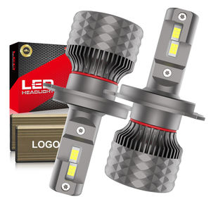 YUFING 4000LM H4 35W phares LED adaptatifs E39 mise à niveau avec boîtier en aluminium Tech de Projection Laser à faisceau intelligent pour Tesla - Product Image 1