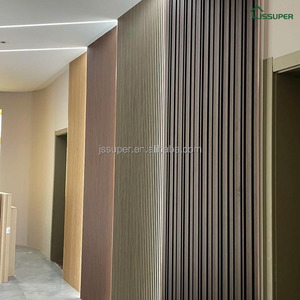 Interior WPC Metal Film Grille Wall Panel Living Room Ceiling <strong>Background</strong> Wall - Product Image 6