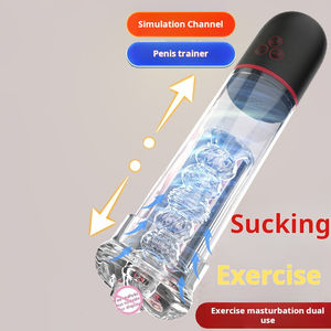 Electric <strong>Penis</strong> Pump Enlargement <strong>Extender</strong> for Men-Rechargeable IPX7 Waterproof Portable Masturbation Tool - Product Image 2