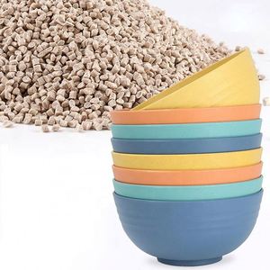 Juego de Cubiertos Biodegradables en Stock, Juego de Platos Ecológicos de Paja de Trigo para el Hogar, la Escuela y Campamentos - Product Image 5