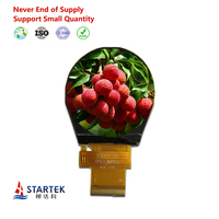 Écran tactile capacitif circulaire LCD personnalisé Startek 1,3/1,6/2,1/2,47/2,8/3,4/5 pouces, module d'affichage LCD rond IPS TFT