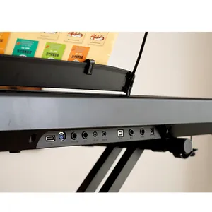 Горячая Распродажа цифровое пианино 88 клавиш клавиатура Черный Музыкальный корпус стиль электронный инструмент LK3