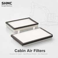 Filtre à air haute efficacité pour l'élimination de la poussière KHR27260/MMR80080 pour moteur d'excavatrice, pièces de machines de construction