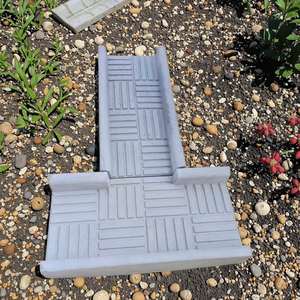 Khuôn làm đá bước, gạch lát sân vườn, chất liệu xi măng, chất lượng cao cấp, kiểu dáng mới năm 2025, dùng làm rãnh thoát nước, lát sàn vườn. - Product Image 5