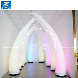 <span class=keywords><strong>Inflatable</strong></span> trang trí <span class=keywords><strong>LED</strong></span> tusk trụ cột quảng cáo <span class=keywords><strong>LED</strong></span> ánh sáng <span class=keywords><strong>Inflatable</strong></span> trụ cột - Product Image 3
