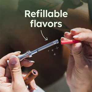 Dispositif d'<span class=keywords><strong>inhalation</strong></span> aromatique apaisant et anti-stress en bois et acier inoxydable pour arrêter de fumer, sans fumée, avec arômes - Product Image 3