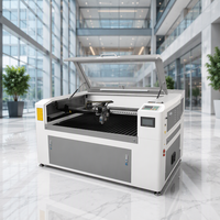 Machine de gravure laser CNC de table 100W 130W non métallique, réglable, refroidie par eau, avec support IA pour MDF et bois 1300x900 CCD