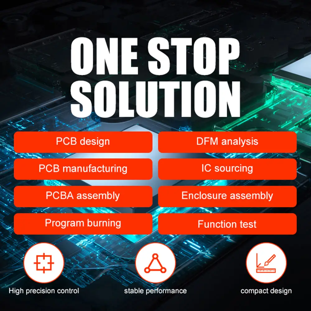 ODM OEM Electronic Layout Design prototipo di controllo del circuito Gps altro PCBA PCB Board Assembly Service