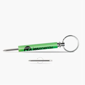 Destornillador de Bolsillo Reversible Personalizado con Etiqueta para Llaves, Destornillador Phillips y de Cabeza Plana, Herramienta Portátil EDC - Product Image 6