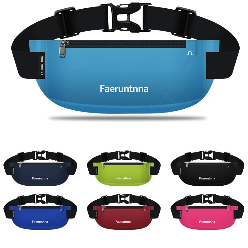 Outdoor Sports Waterproof Running Pouch Phone Multifunctional Invisible Ultra-Thin Mini Waist Bag Belt With Waist Strap