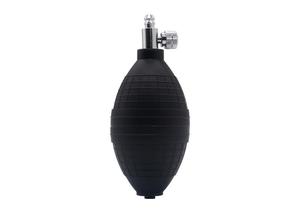 Bola de <span class=keywords><strong>Granada</strong></span> negra Bola inflable Juguete sexual para adultos Accesorio Válvula de metal y válvula de plástico Bola de goma Función múltiple - Product Image 2