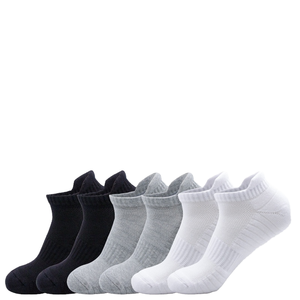 <b>Men's</b> Ankle <b>Socks</b> Solid Color Cotton Knitted Breathable Daily Wear Summer Style <b>White</b> Gray Black - Product Image 1
