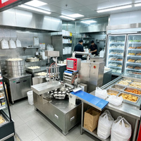 Équipement industriel de formage de raviolis avec réglages rapides par bouton et capteur de détection de fuites pour cuisines centralisées