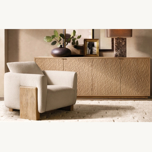 अमेरिकी शैली उच्चारण कुर्सी लिविंग रूम फर्नीचर सोफा लकड़ी लाउंज कुर्सी ठोस लकड़ी के फ्रेम गुलरेज कुर्सी - Product Image 6