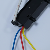 Controlador de Toallero Eléctrico Inteligente con Termostato Digital, WiFi, Control por App Tuya, 110V/220V, para Tubo Cuadrado de 30mm, Tipo Extralargo, Negro