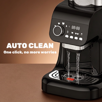 Machine à café turque à extraction lente, machine à café à nettoyage automatique à une touche, cafetière compacte pour la maison et l'hôtel