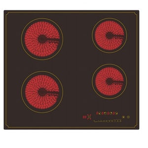 Table de cuisson électrique 4 brûleurs 6000W, plaque de cuisson électrique radiant intégrée - Product Image 2