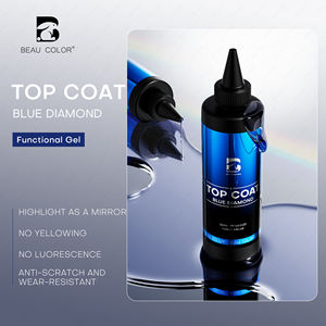 <span class=keywords><strong>Beau</strong></span> Color Factory Blue Diamond Top Coat Vernis gel fonctionnel Vernis à ongles gel non jaune résistant à l'usure Conception gratuite OEM - Product Image 2