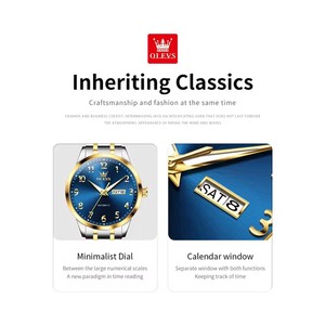 Relojes para Hombre 7078, Relojes Mecánicos Automáticos de Marca Original de Lujo, Resistentes al Agua, de Acero Inoxidable - Product Image 5