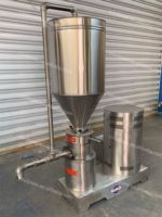 VBJX Moulin colloïdal pour pâte de sésame Broyeur pour pâte de cacao Gingembre Ail Maïs Beurre d'arachide Fraisage Remplissage Pâte Machine