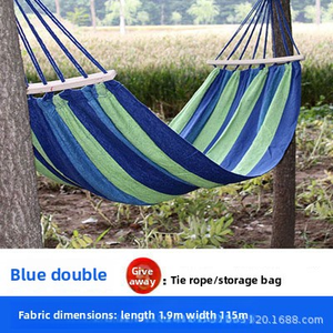 <span class=keywords><strong>Hamac</strong></span> portable empilable pour l'intérieur et l'extérieur, anti-chute, pour adultes et enfants, pour le camping et la randonnée, capacité de 2 personnes, capacité de charge de 200 lb - Product Image 2