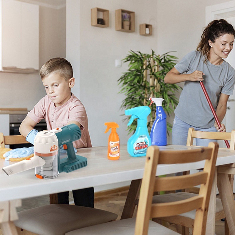 Aspirateur Jouet Pour Enfant - Simulé En Plastique - Jeu D'imitation Ménage - Cadeau Pour Fille Et Garçon - 9