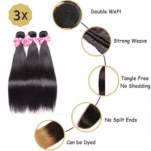 प्राकृतिक रंग सुपर डबल खींचा वियतनामी छल्ली गठबंधन कुंवारी मानव हड्डी सीधे बाल बंडल हड्डियों सीधे बाल बंडलों - Product Image 2