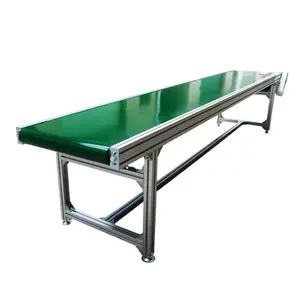 Yüksek kalite en iyi fiyat paslanmaz çelik hareketli Pvc bant konveyör ekipmanları endüstriyel otomatik paketleme konveyör bant makinesi - Product Image 5