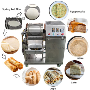 Francia industriale frittelle macchina automatica pasta Samosa rotolo primavera Mogogo Injera Maker Smol - Product Image 2