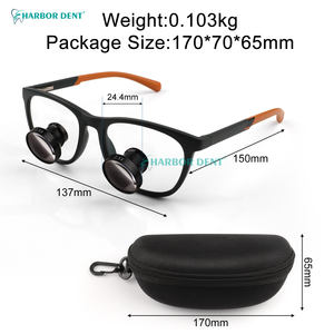 Occhiali Ingrandenti Dentali TTL 2.5X 3.5X con Lenti in Vetro Ottico, Distanza di Lavoro 320-420mm per Chirurgia in Clinica Dentale - Product Image 6