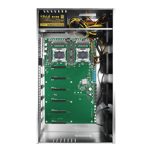 6 GPU Servidor C612 Chipset X99 Processador Duplo Mainboard Kit X99 Daul Plus Lga2011-3 Placa Mãe Comb - Product Image 3