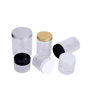 Pot cosmétique transparent en plastique PET recyclable de 150 ml avec couvercle à vis noir pour crème pour le visage - Product Image 6