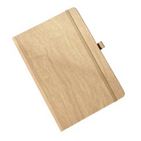 Carnet A5 en bois tendre, couverture rigide, élastique, grain de bois, agenda de haute qualité, logo personnalisé pour entreprise, cadeaux d'affaires